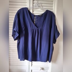 Madewell Navy Blue Blouse